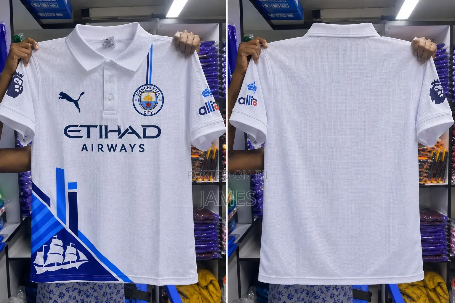 Manchester City Custom Made Jersey