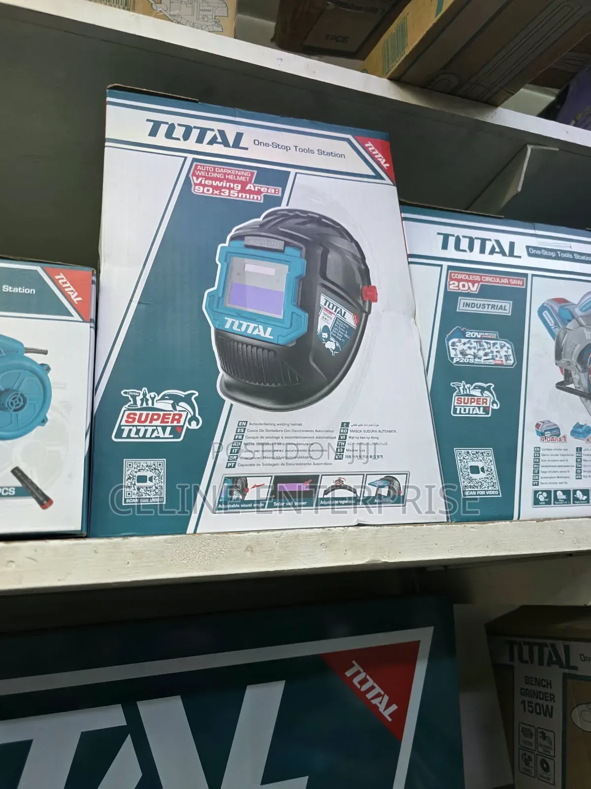 Total Auto Darkening Welding Shield