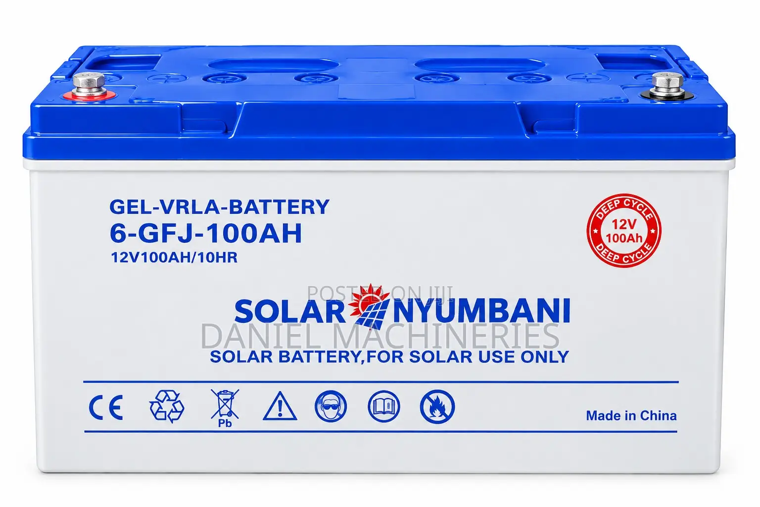 Solar Nyumbani Gel Vrla Battery 6-GFJ-100ah 12v