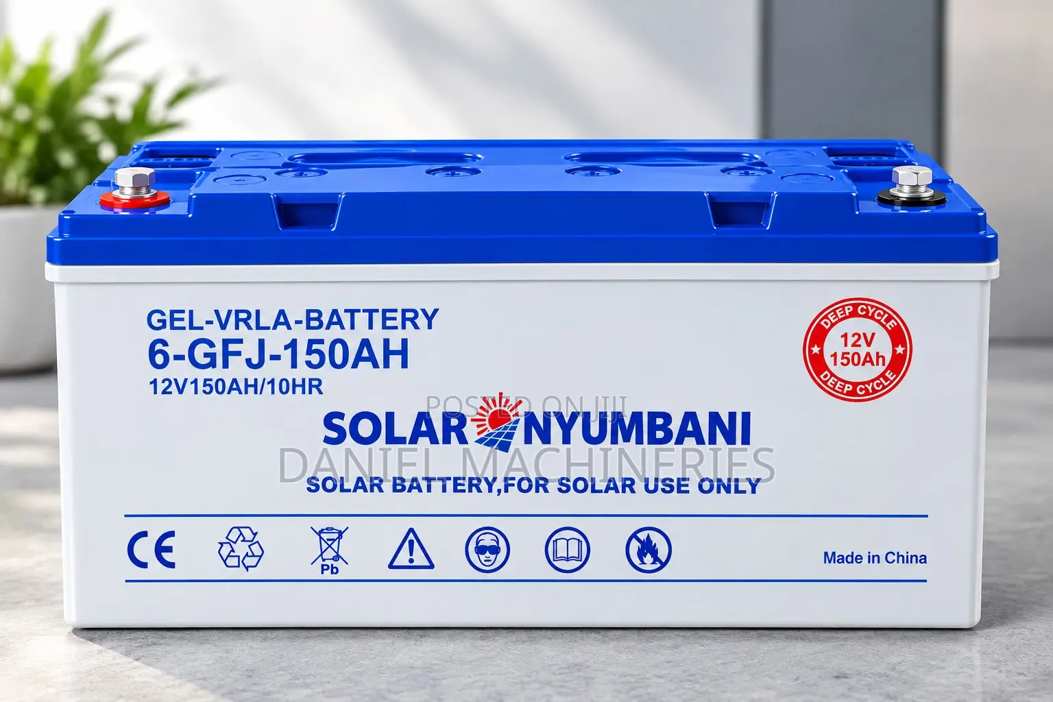 Solar Nyumbani Gel Vrla Battery 6-GFJ-150ah 12v