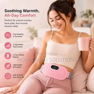 Pink Rechargeable Menstrual Massaging Pad