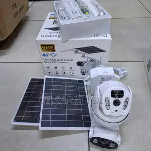 6MP Ultra HD 4G LTE Solar PTZ Camera With Dual View Dual Solar Panel