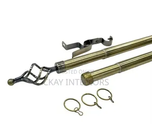 2m Double Adjustable Quality Rods for Every Curtain Lover.