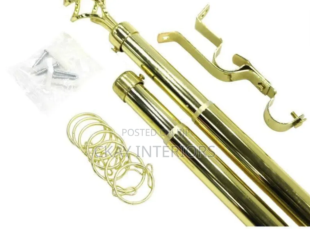 2m Double Adjustable Quality Rods for Every Curtain Lover.
