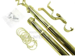 2m Double Adjustable Quality Rods for Every Curtain Lover.