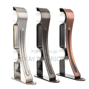 Get Your Preferred Curtain Rod Double and Single Coated Brackets