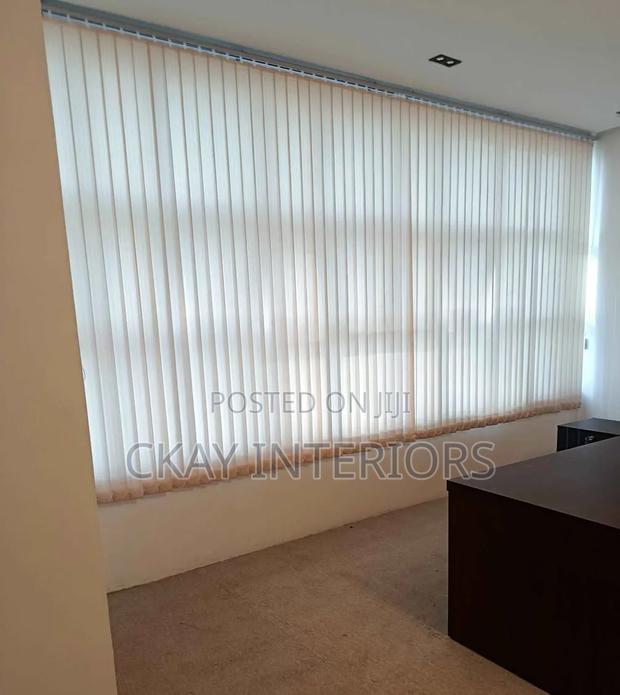 Quality Vertical Blinds for a Refined Office - main view