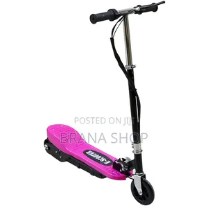 Elegant Pink Electric Scooter for Kids – Foldable Design