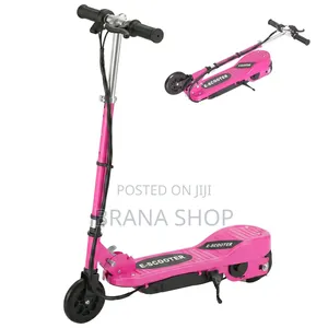 **Modern Pink Kids Foldable Electric Scooter – Fun Outdoor Ride **
