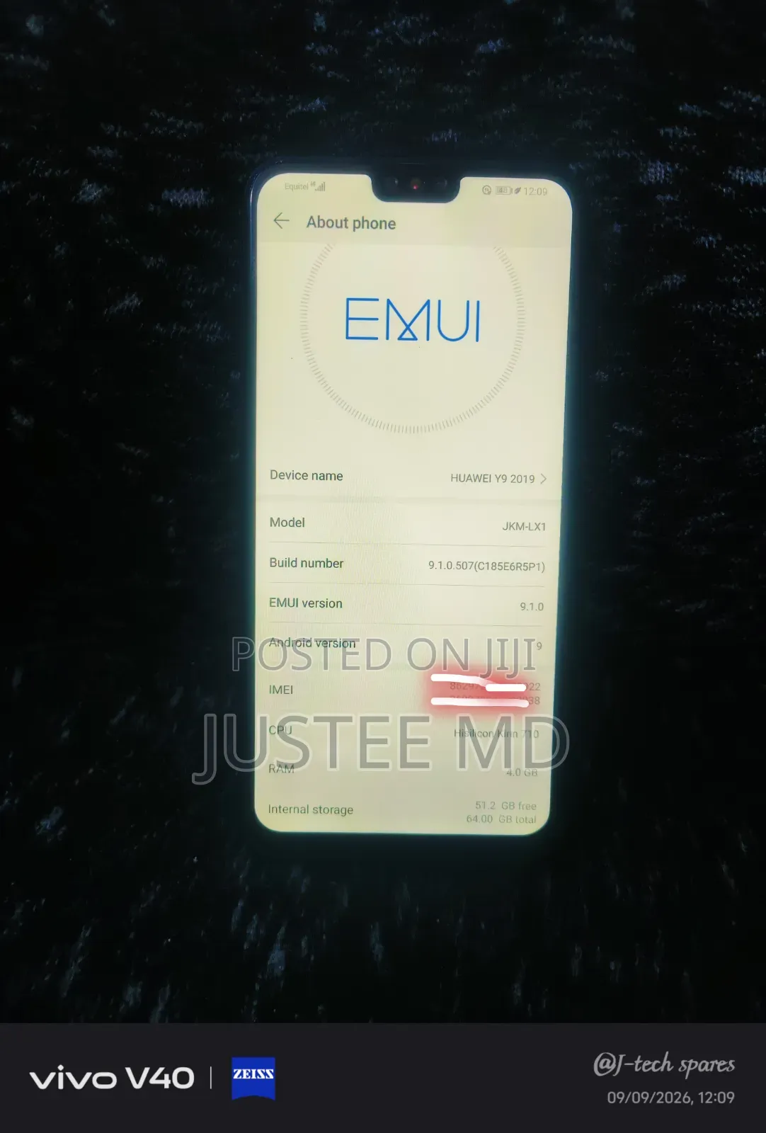 Huawei Y9 2019 64 GB Black