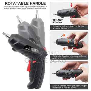 Multipurpose 47-in-1 Rechargeable Mini Power Electric Screwdriver Set