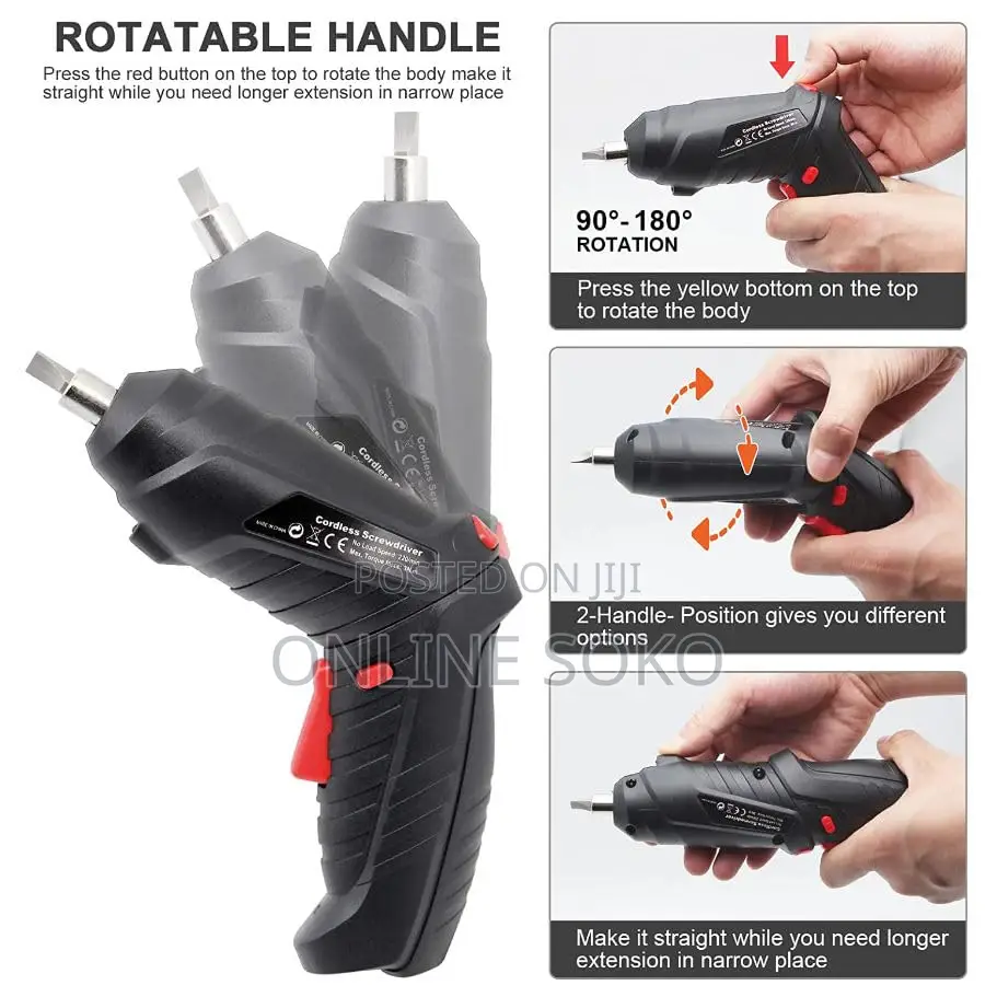 Multipurpose 47-in-1 Rechargeable Mini Power Electric Screwdriver Set