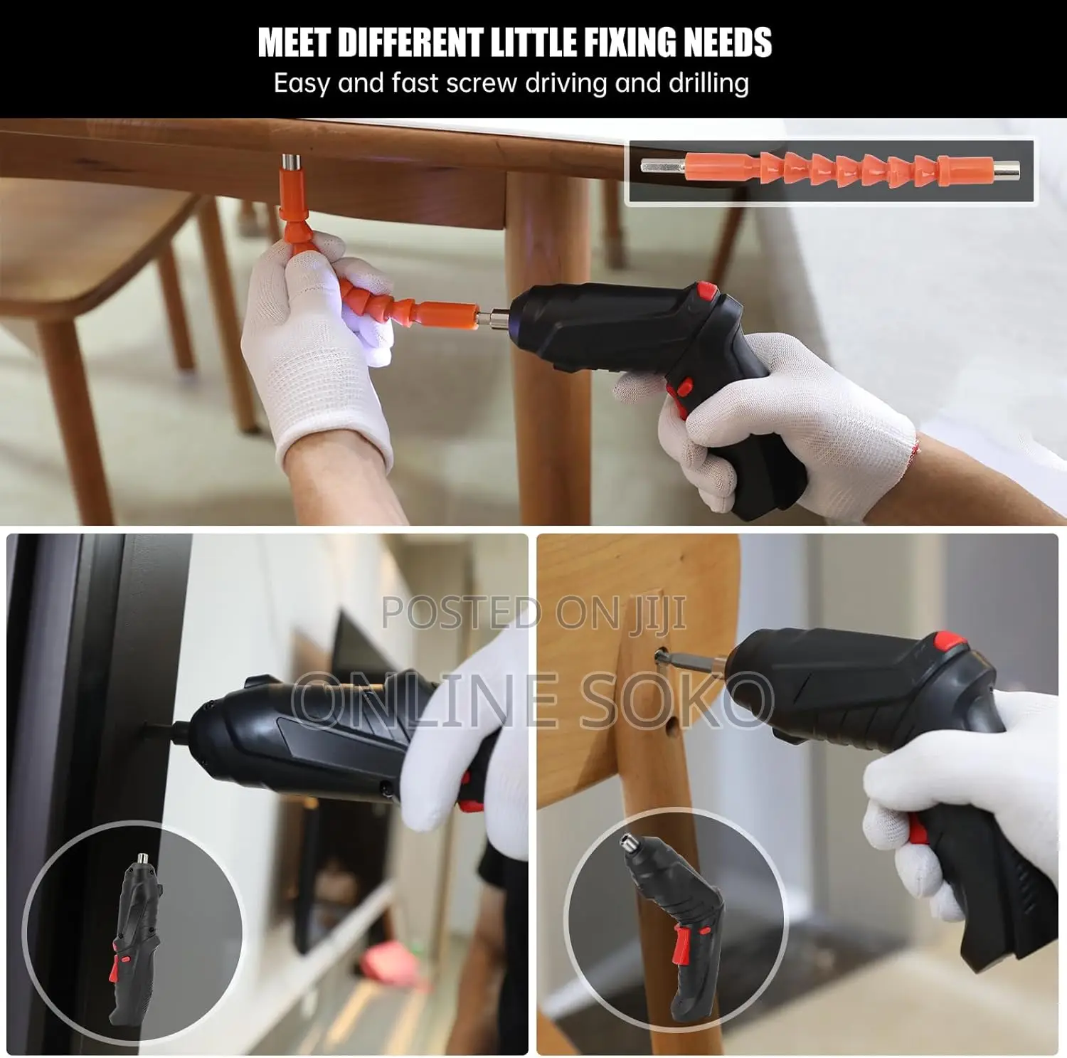 Multipurpose 47-in-1 Rechargeable Mini Power Electric Screwdriver Set