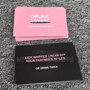 Drunk Lovers Couples Drinking Game Cards