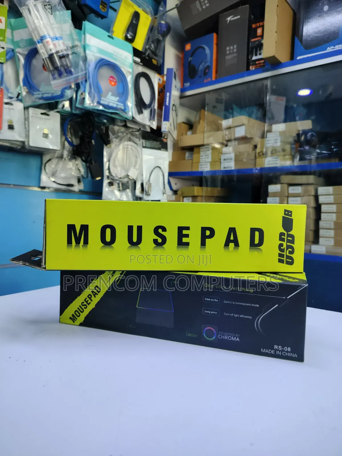 Medium Sized Mouse Pad With RGB Lights