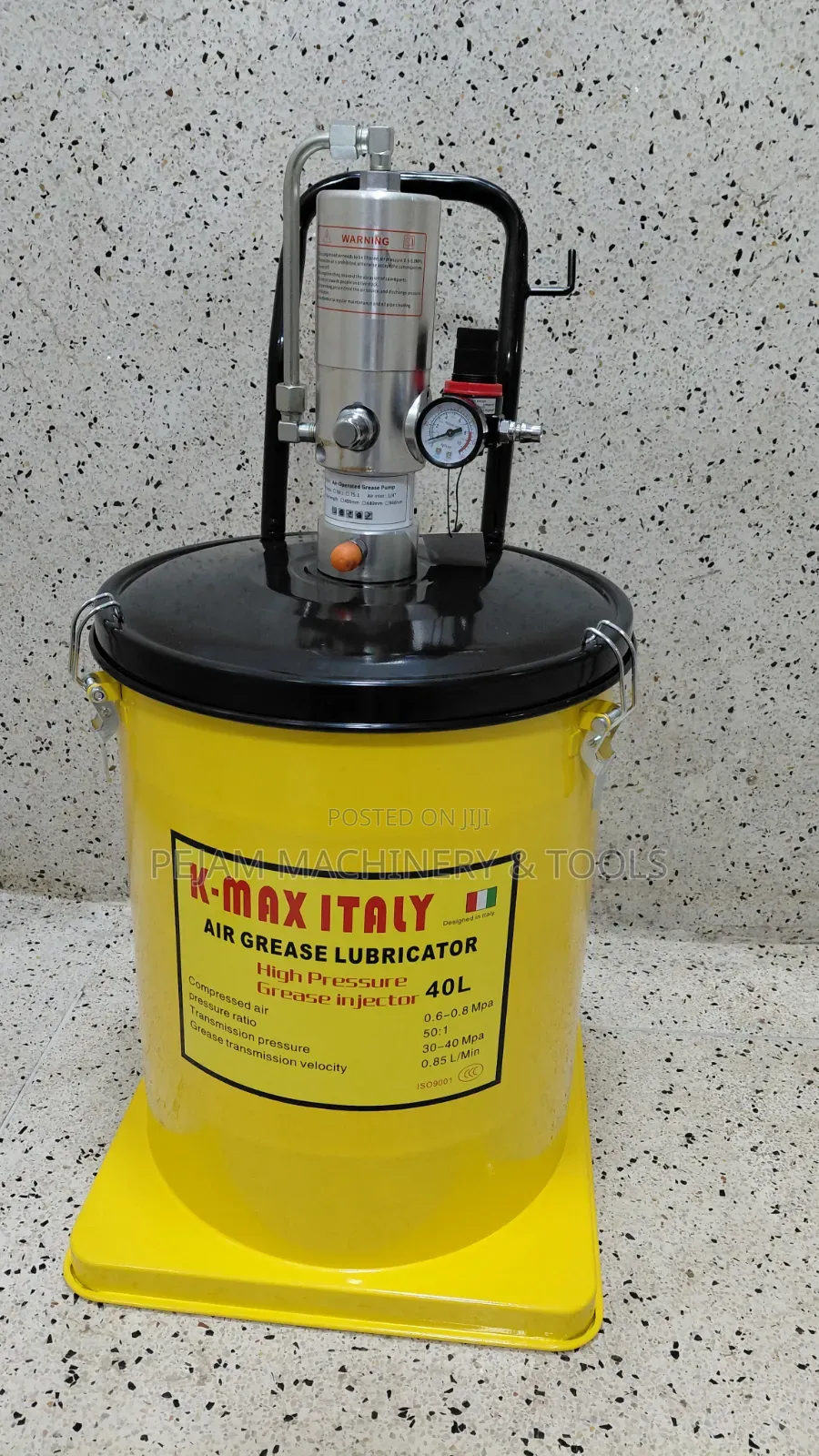 K-Max Italy 40L Air Grease Pneumatic Lubricator