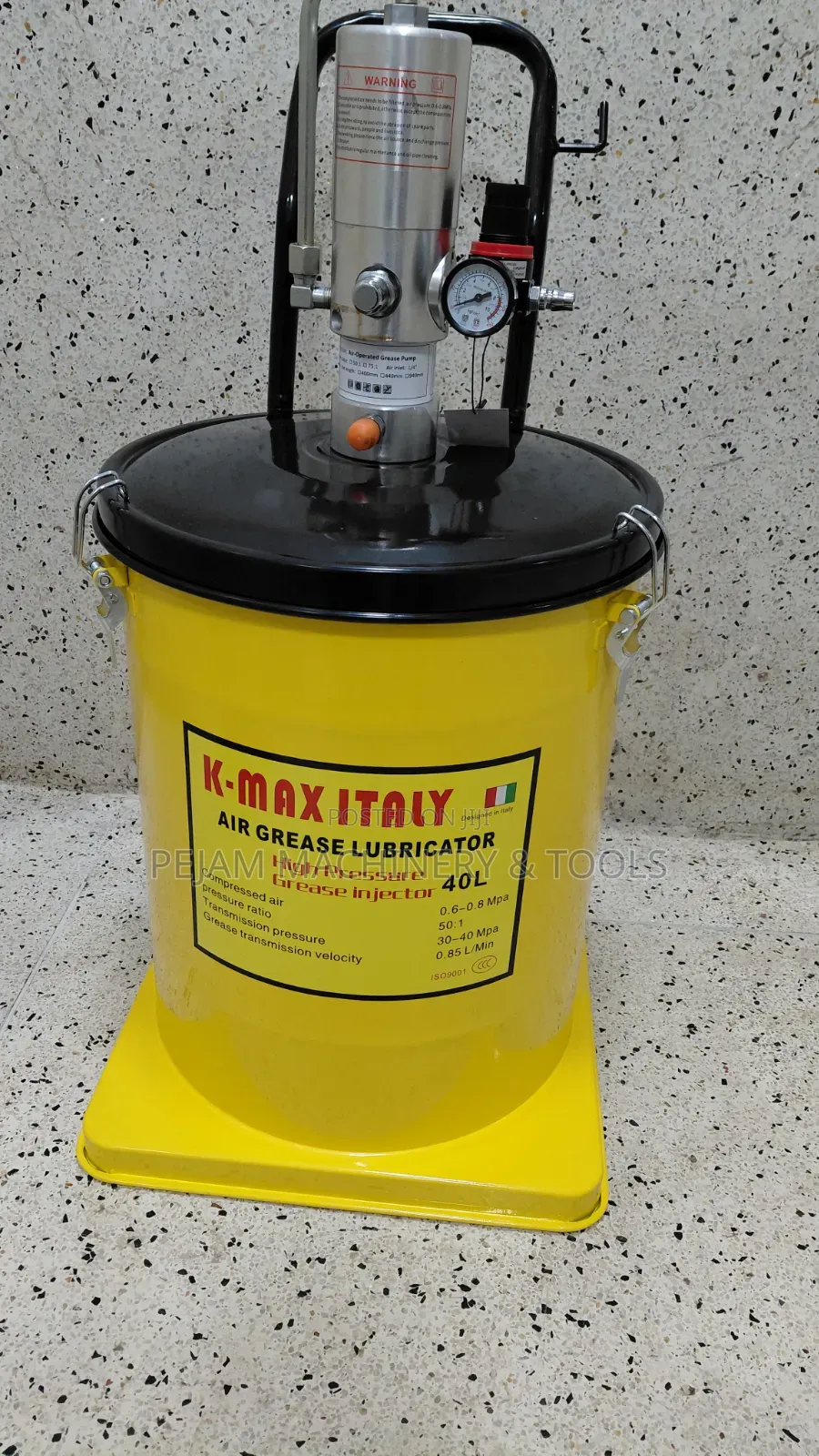 K-Max Italy 40L Air Grease Pneumatic Lubricator