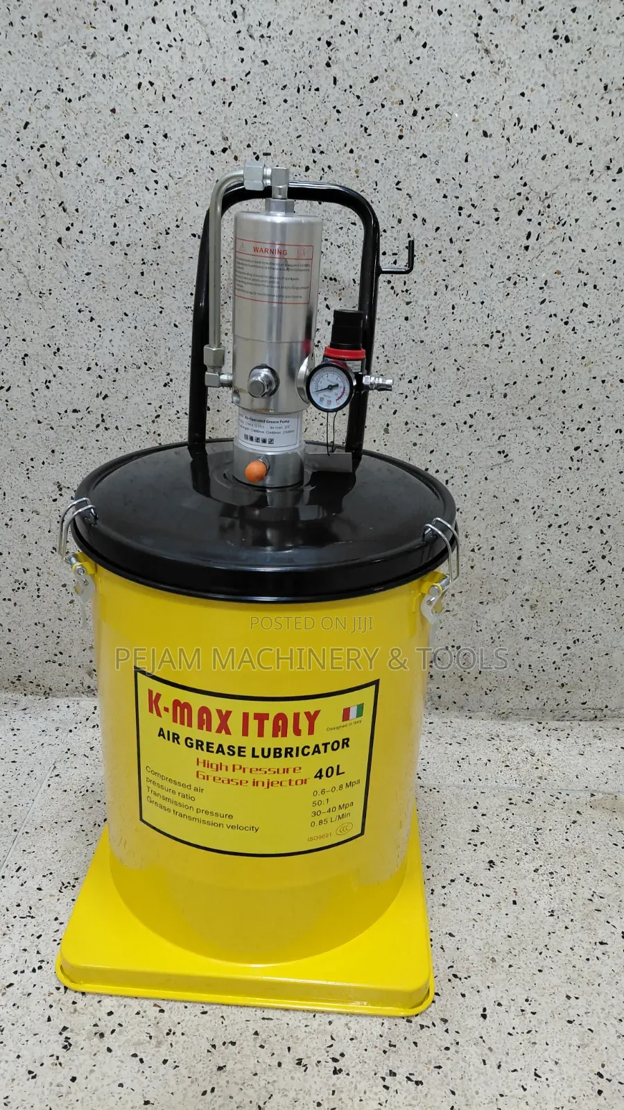 K-Max Italy 40L Air Grease Pneumatic Lubricator