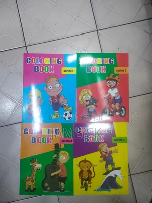 4-PCS Series Colouring Books - Jy