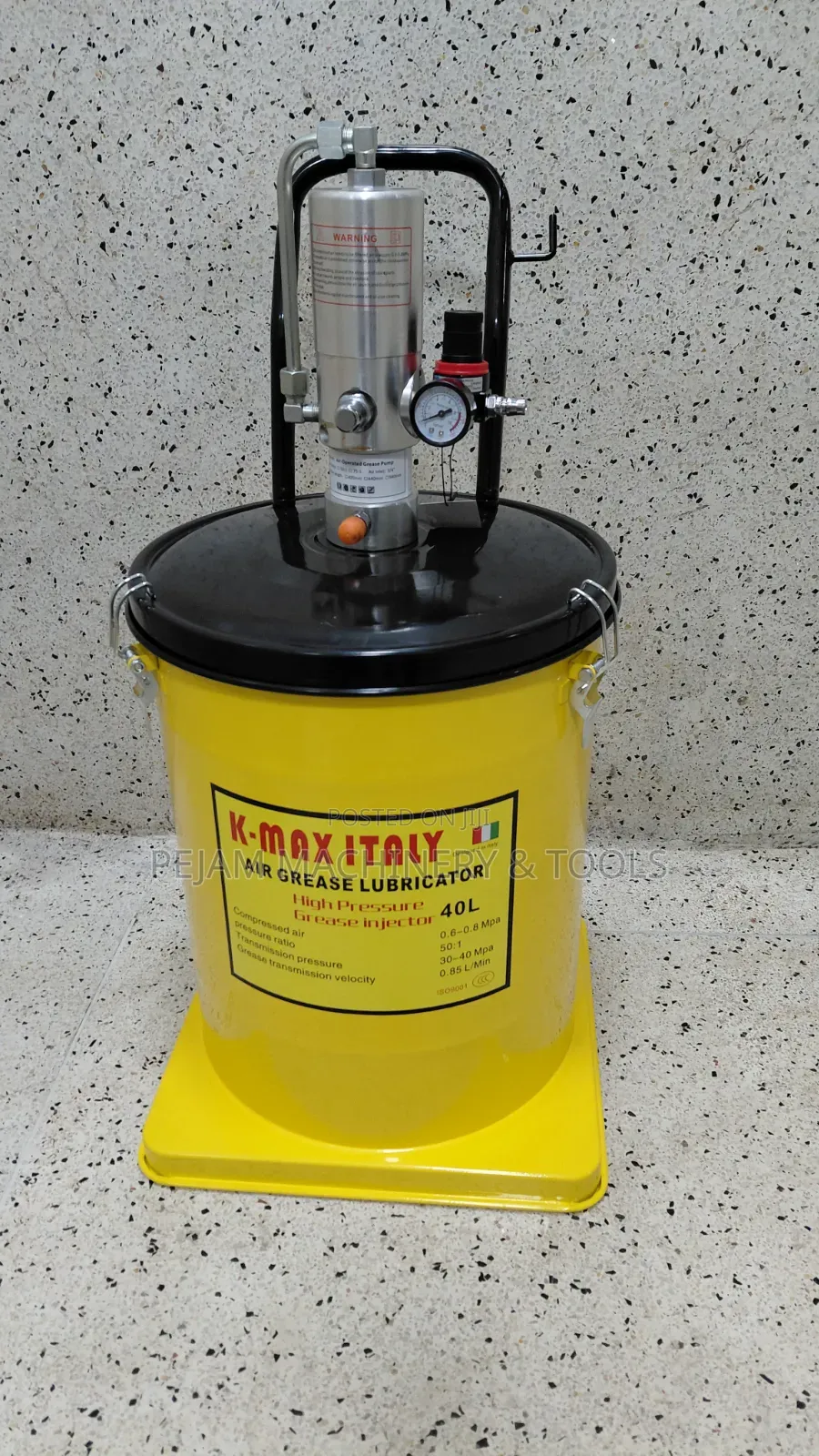 Kmax 40L Air Pressure Pneumatic Greasing Bucket