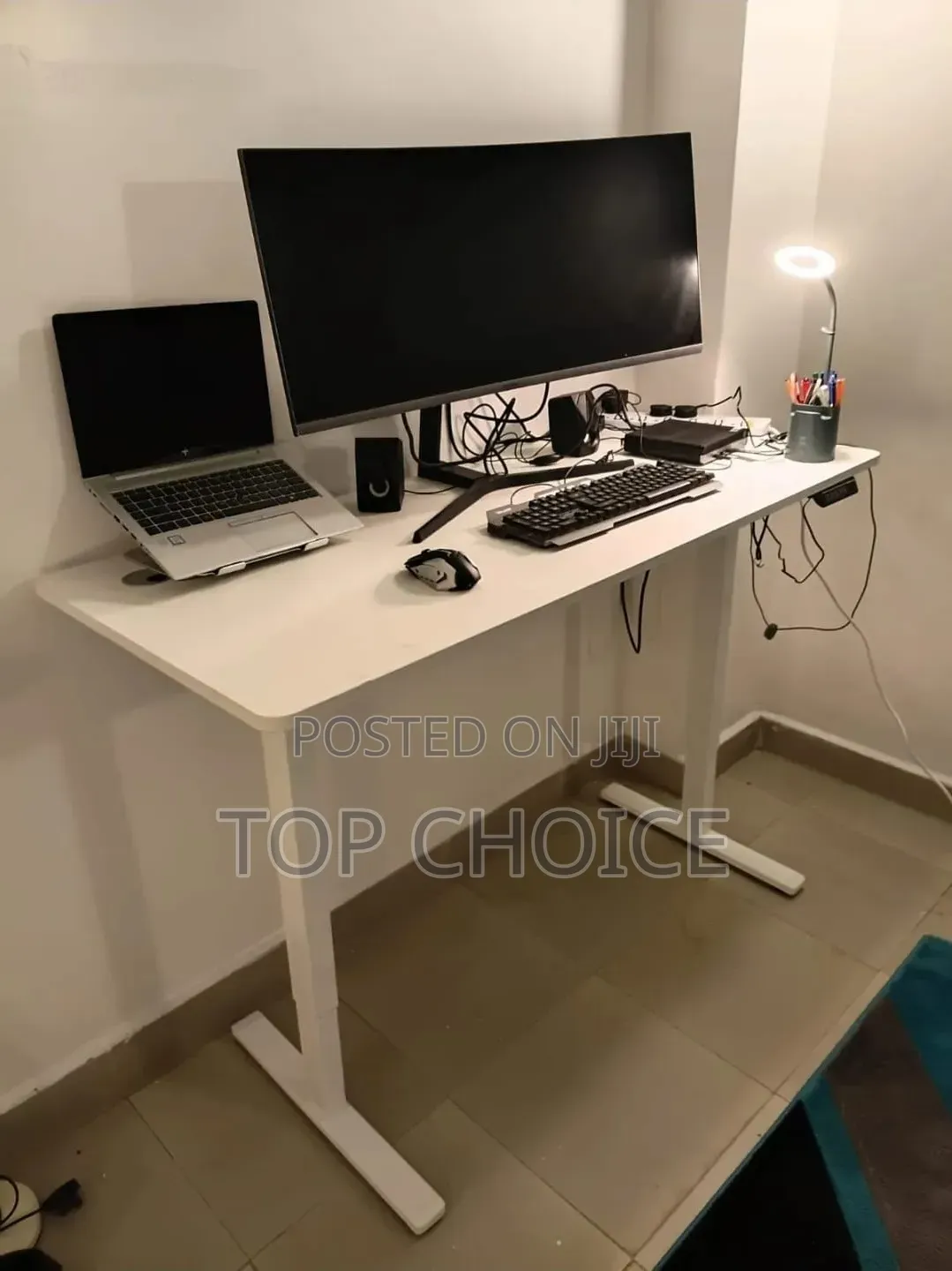 Electric Desk; Adjustable Computer Table