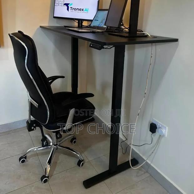 Electric Desk; Adjustable Computer Table - thumbnail 2