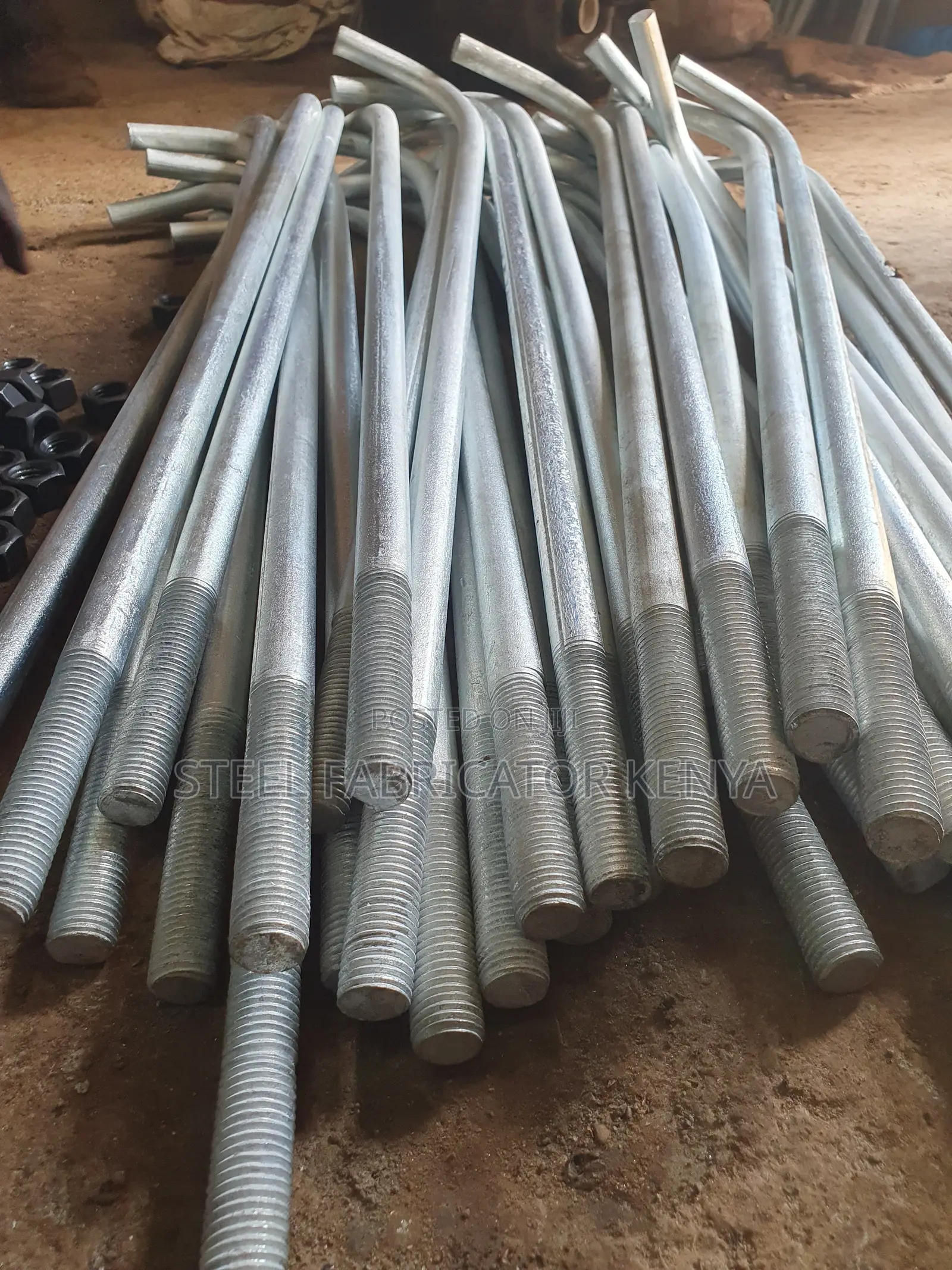 J-Bolts M20*600 Foundation Bolts
