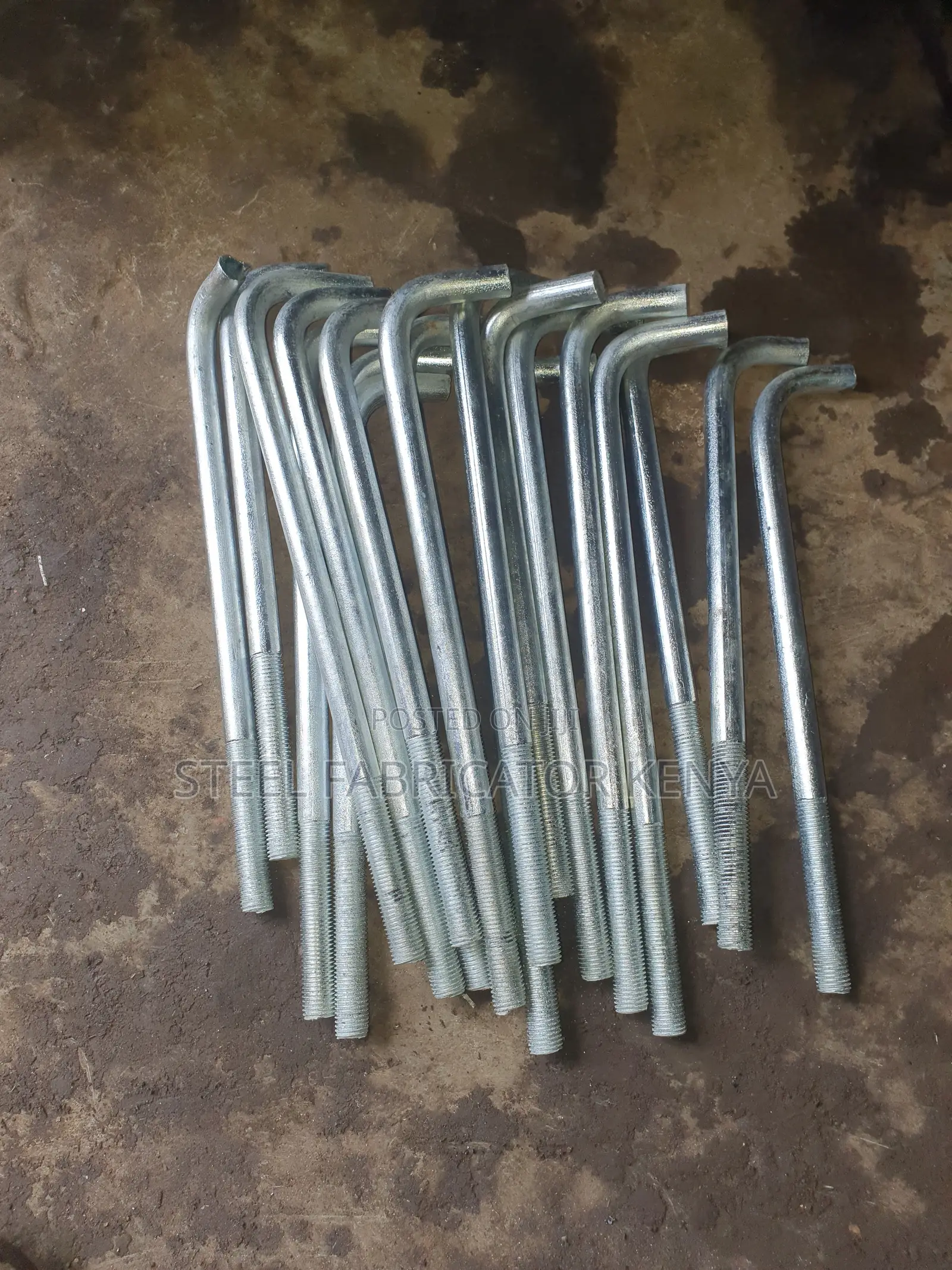 J-Bolts M20*600 Foundation Bolts
