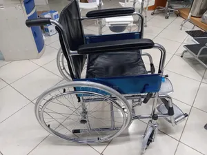 Comfortable and Foldable Metallic Standard Wheelchair With Footrest