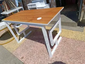 Office Desk : Modern Metallic Stand Table 1.2m