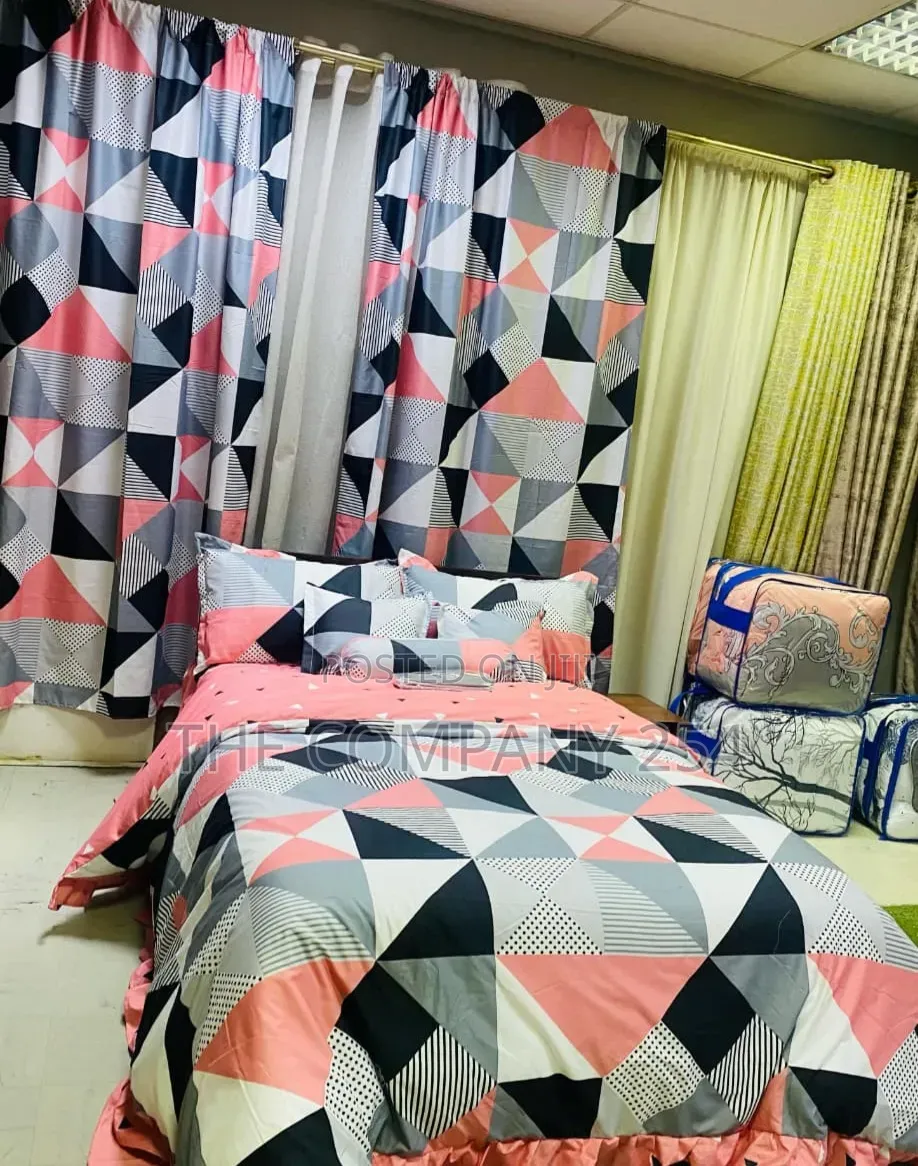 Quality 6×7 Matching Curtain Duvets