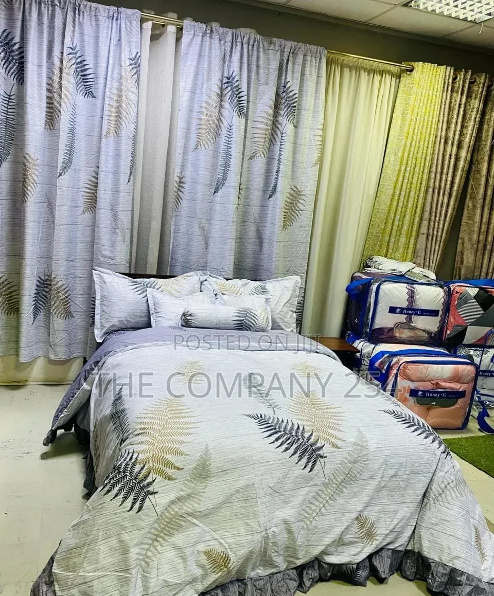 Quality 6×7 Matching Curtain Duvets