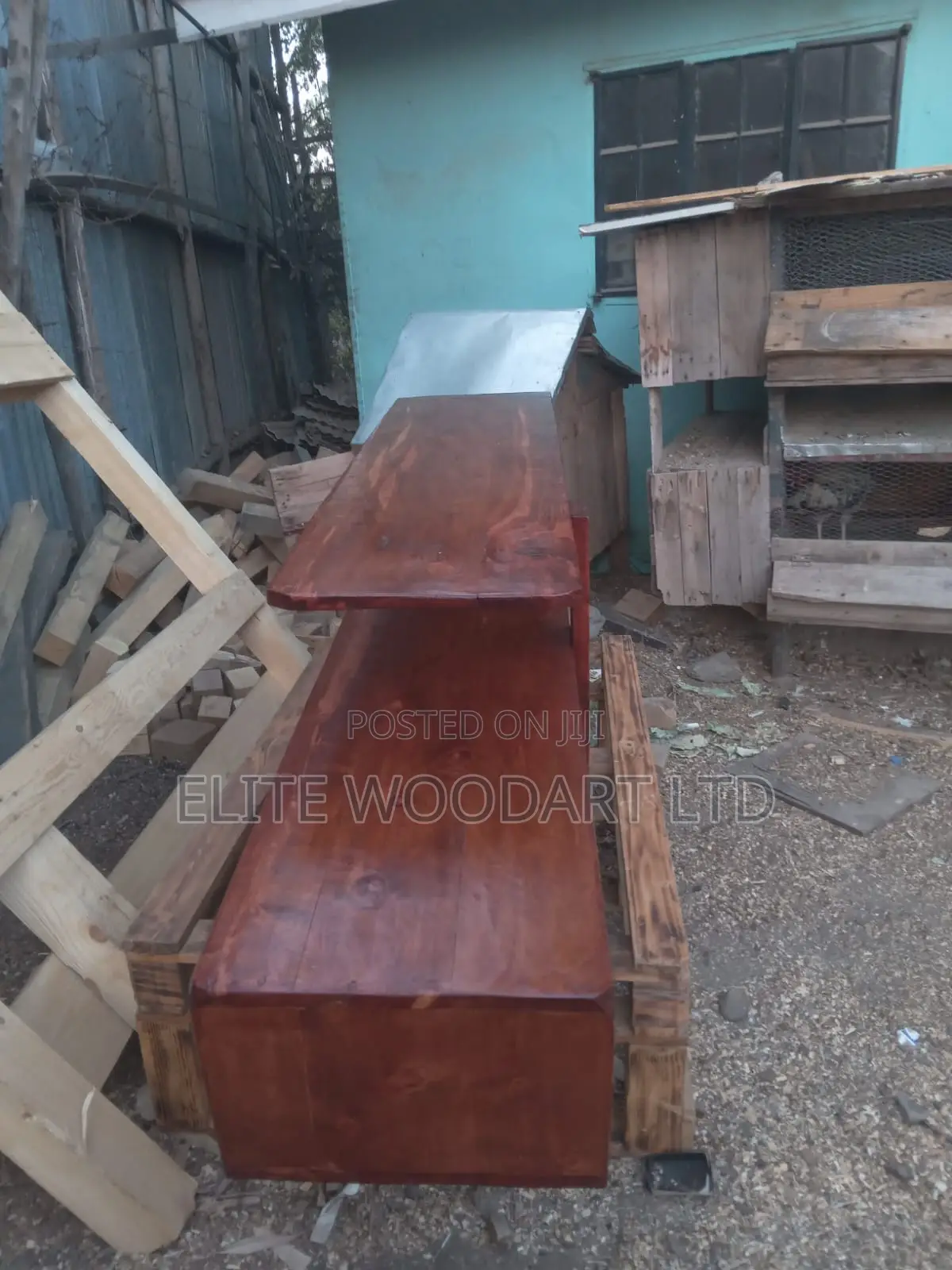 Elegant Wooden TV Stand