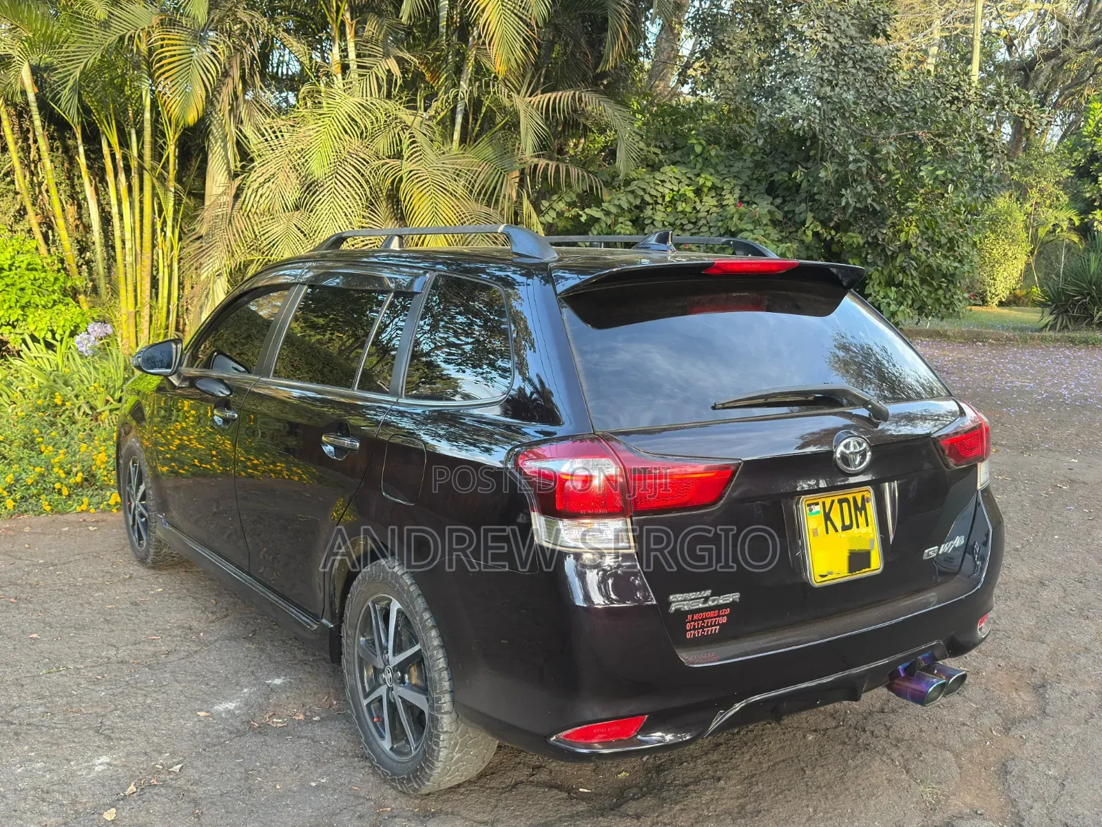 Toyota Corolla Fielder 2016 Black