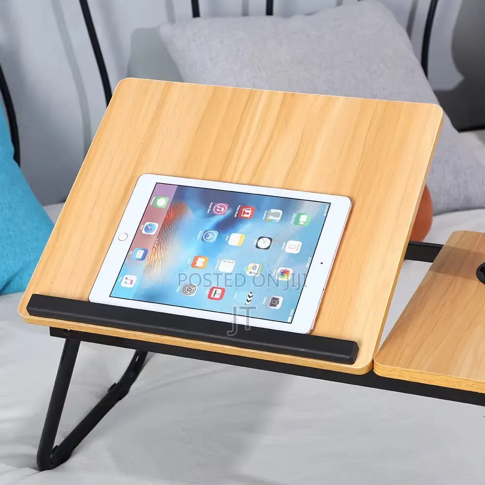 Adjustable Tilting Laptop Folding Table Stand Desk Bed Table