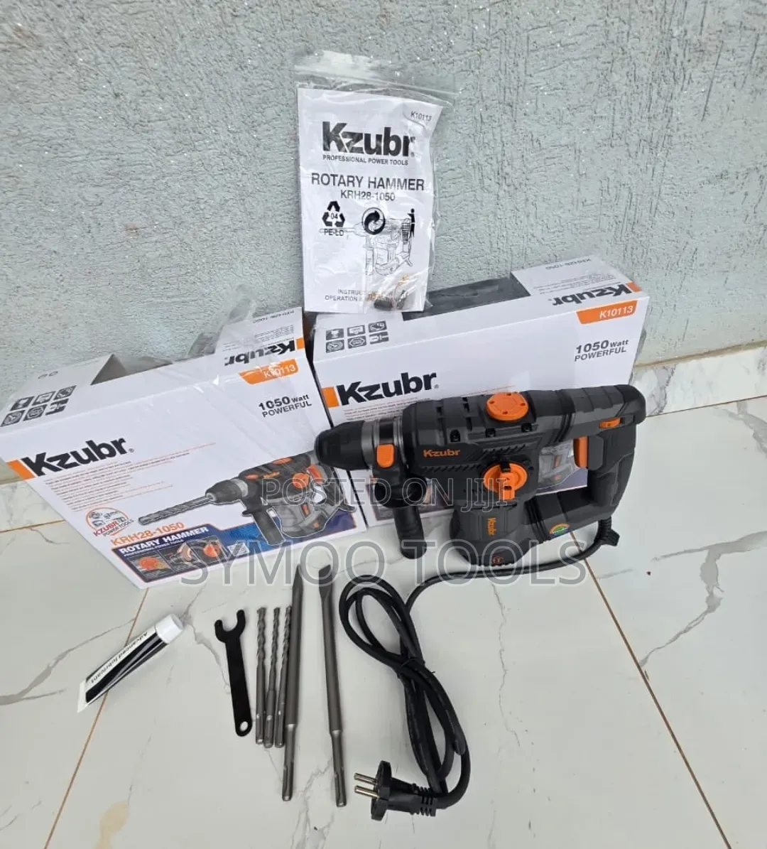 Powerful 1050w Kzubr Rotary Hammer Available