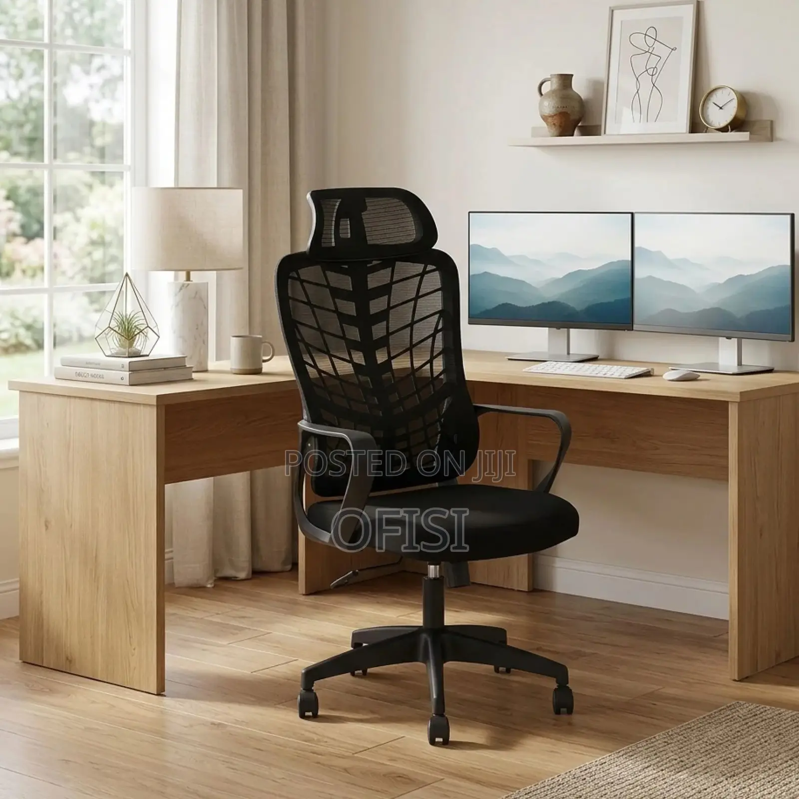 Office Chair; Ergonomic Computer Chair With Armrests