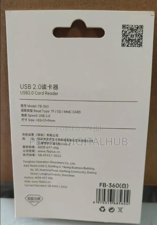 Fb 2.0 USB-SD,Micro Card Reader - thumbnail 2
