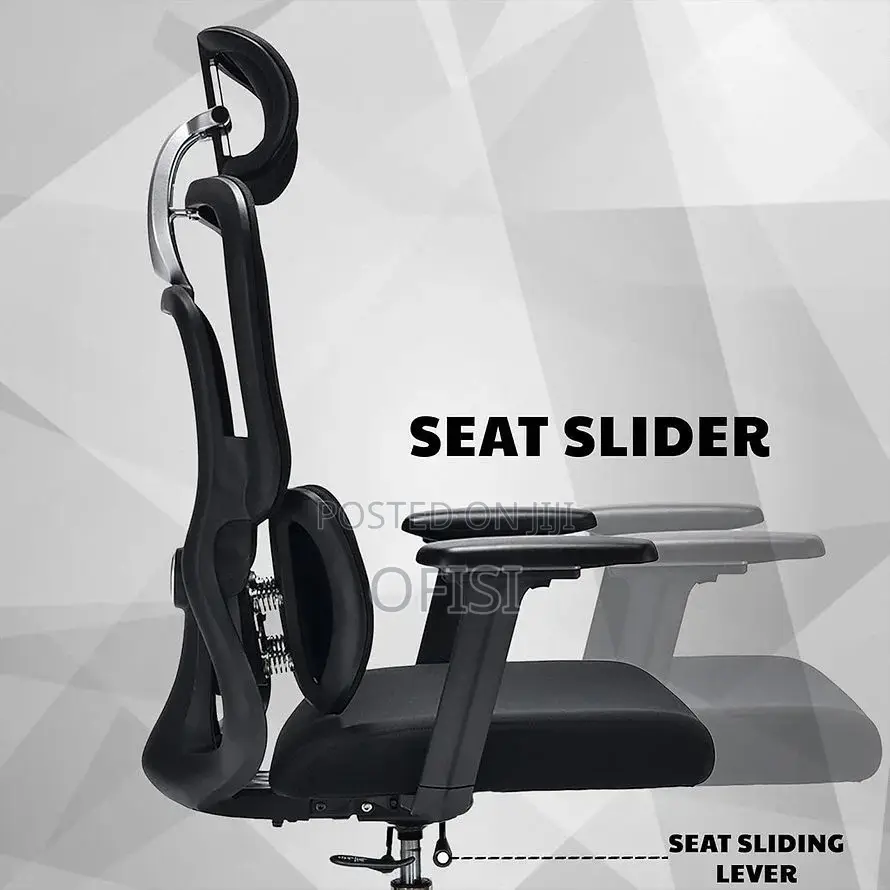 Office Chair; Ergonomic Computer Chair With Lumbar Support