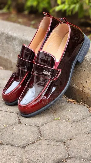 Zara Patent Leather Loafers