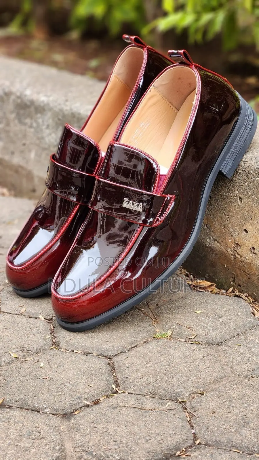 Zara Patent Leather Loafers
