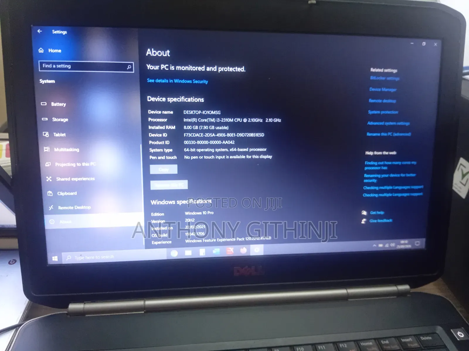 Laptop Dell Latitude E5420 8GB Intel Core i3 SSD 128GB