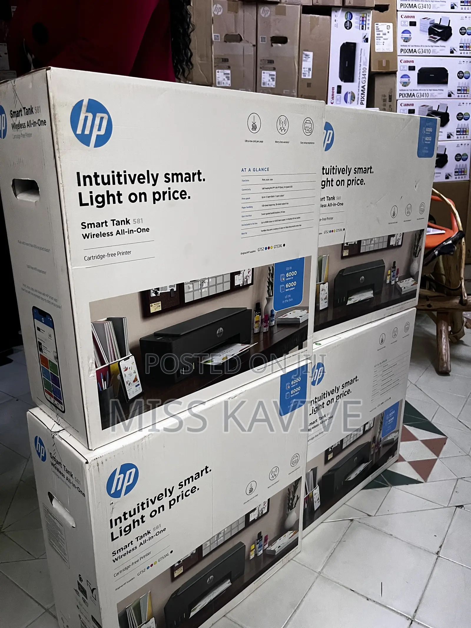 HP SMART TANK 581 Wireless 3 in 1