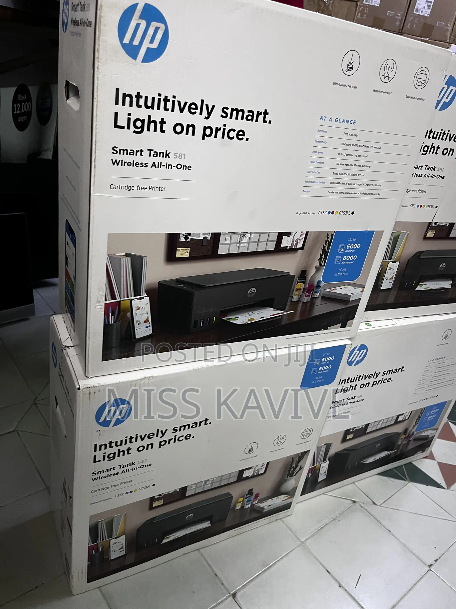 HP SMART TANK 581 Wireless 3 in 1