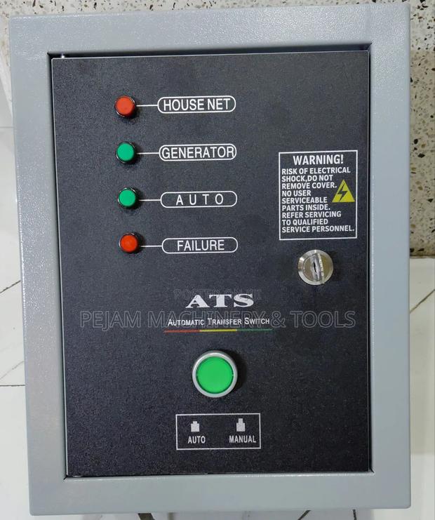 Automatic Transfer Switch (ATS) Control Panel - main view
