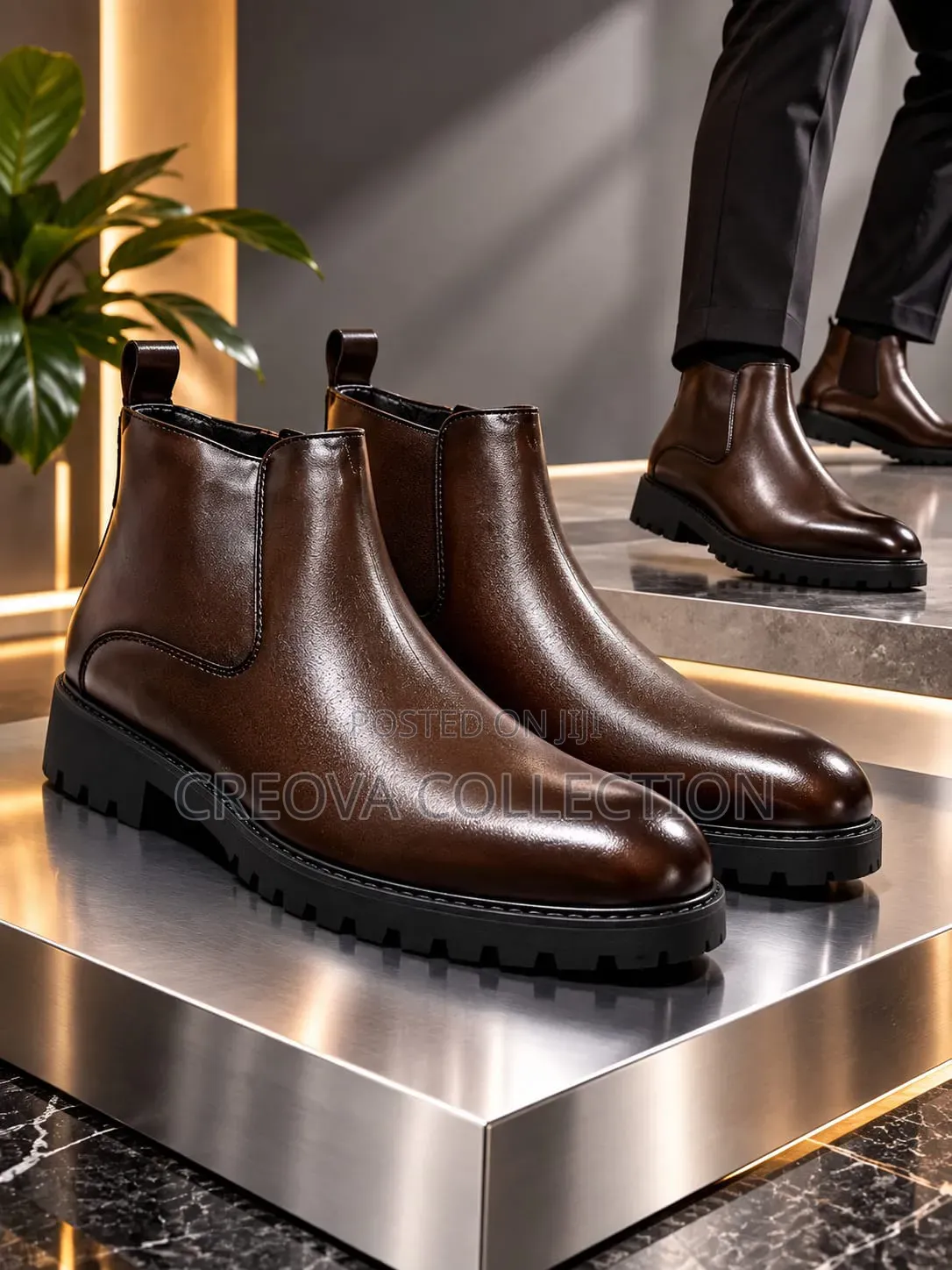 Men Official Leather Boots