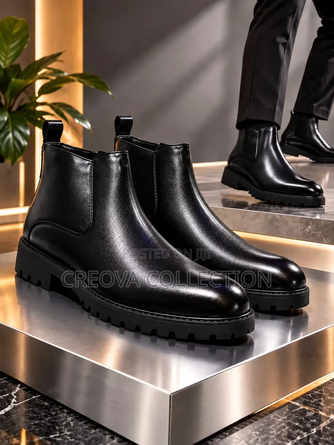 Men Official Leather Boots