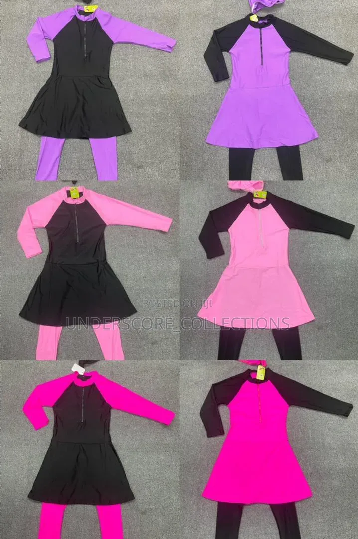 Longsleeved and Pants Three Set Decent Children Swimming Wear