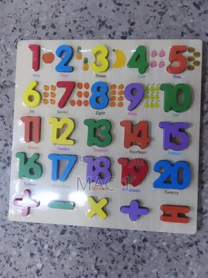 Kids Educational Wooden Puzzle Board – 1-20numbers