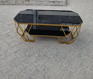 Modern Executive White Top Glass Coffee Table – Stylish Elegant